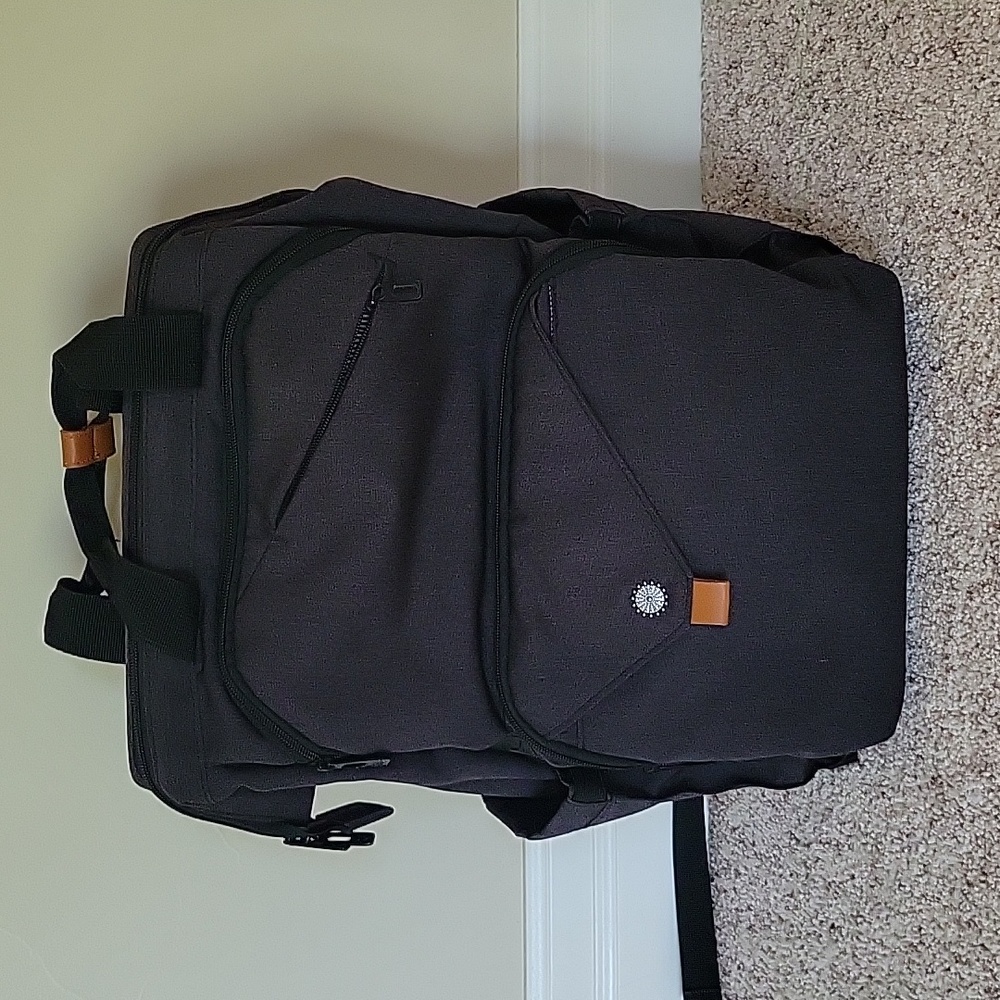 Hap Tim Laptop Backpack, gray, see description for link, like new